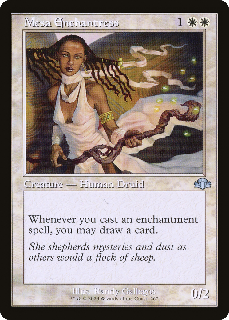 Mesa Enchantress (Retro) [Dominaria Remastered] | Black Swamp Games