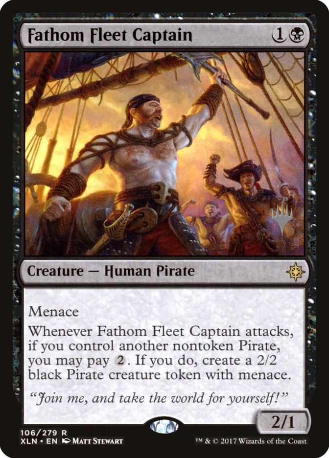 Fathom Fleet Captain (Promo Pack) [Ixalan Promos] | Black Swamp Games