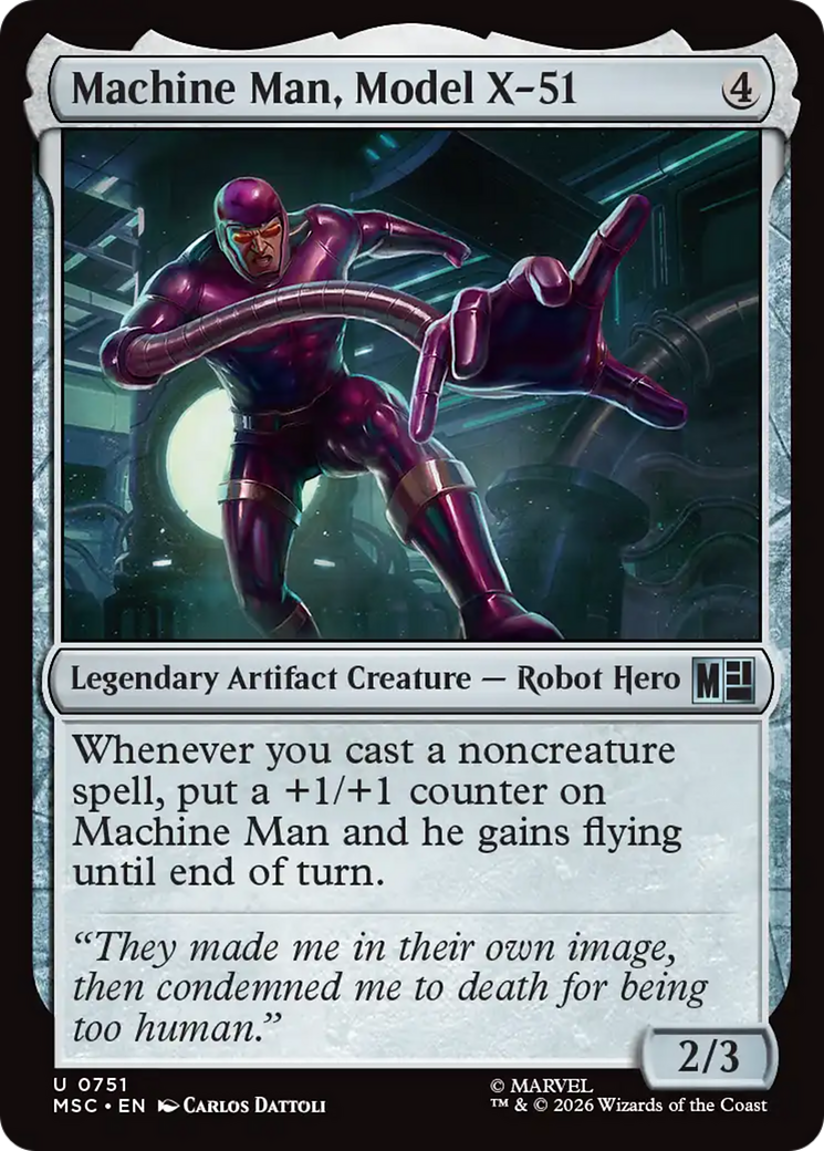 Machine Man, Model X-51 [Marvel Super Heroes Commander] | Black Swamp Games