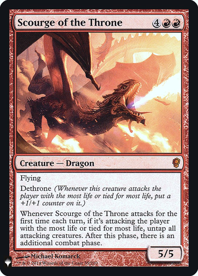 Scourge of the Throne [Mystery Booster] | Black Swamp Games