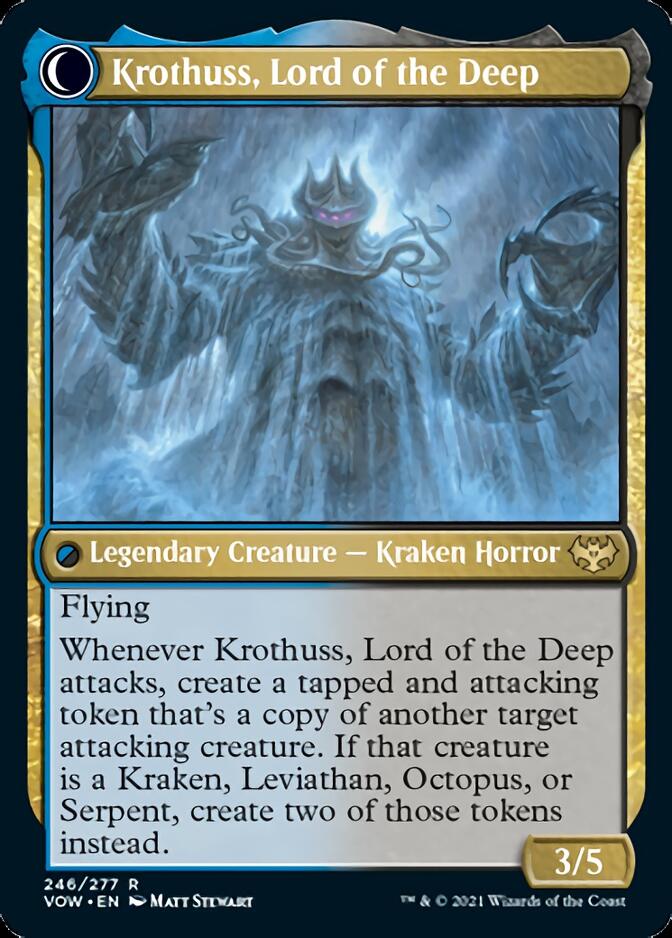 Runo Stromkirk // Krothuss, Lord of the Deep [Innistrad: Crimson Vow] | Black Swamp Games