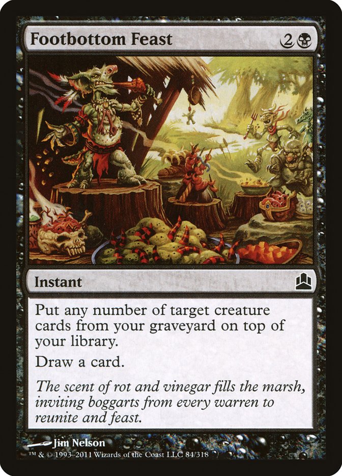 Footbottom Feast [Commander 2011] | Black Swamp Games