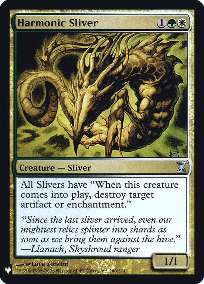 Harmonic Sliver [Mystery Booster] | Black Swamp Games