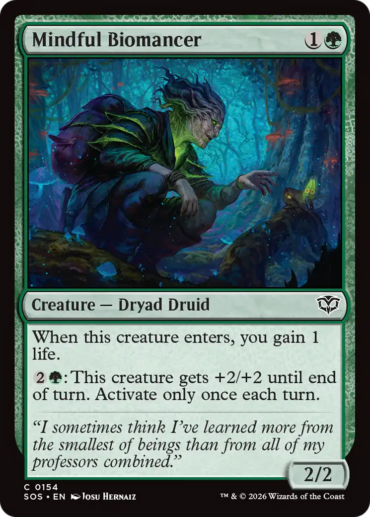 Mindful Biomancer [Secrets of Strixhaven] | Black Swamp Games