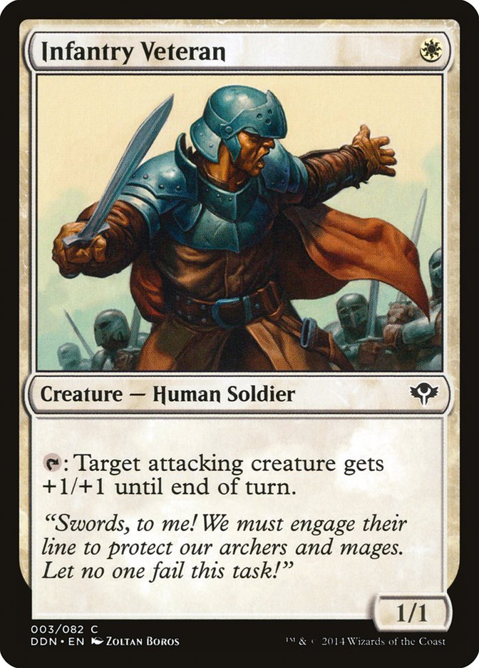 Infantry Veteran [Duel Decks: Speed vs. Cunning] | Black Swamp Games