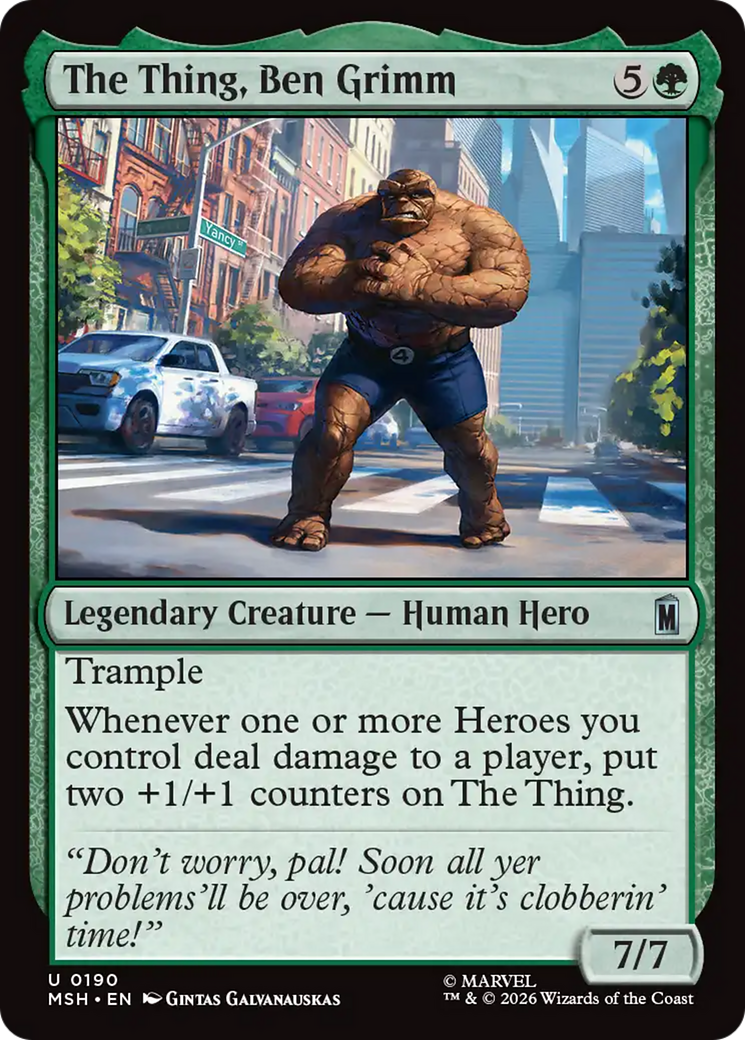 The Thing, Ben Grimm [Marvel Super Heroes] | Black Swamp Games