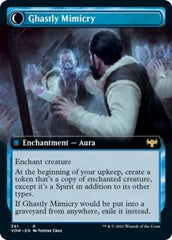 Mirrorhall Mimic // Ghastly Mimicry (Extended Art) [Innistrad: Crimson Vow] | Black Swamp Games
