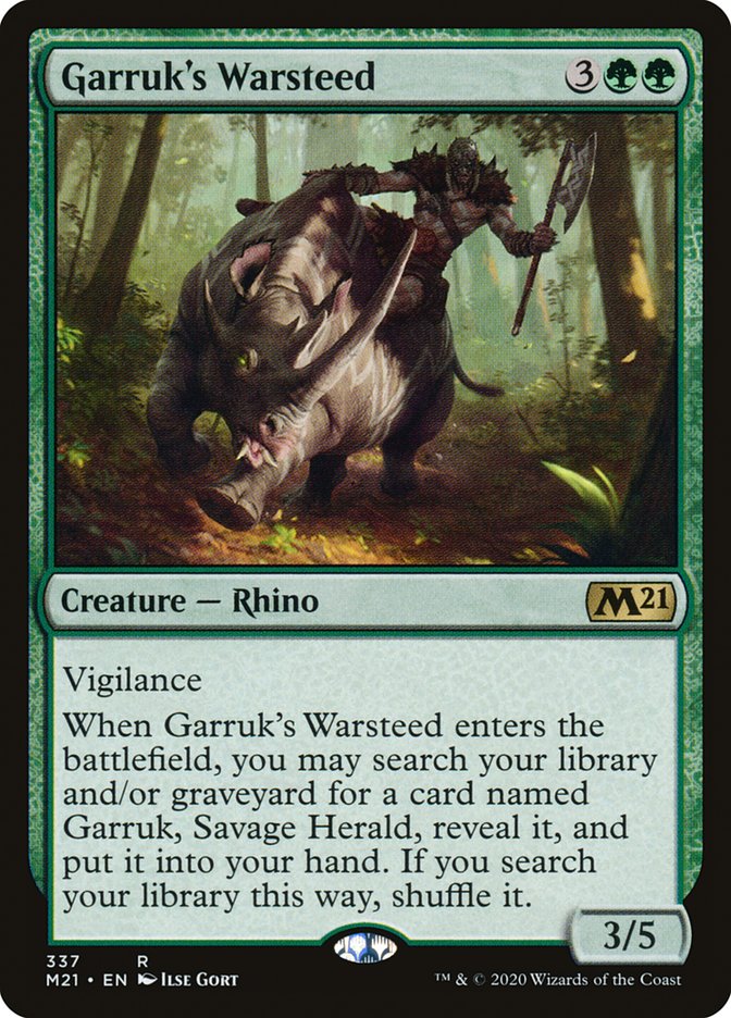 Garruk's Warsteed [Core Set 2021] | Black Swamp Games