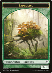 Saproling // Elf Knight Double-Sided Token [Guilds of Ravnica Guild Kit Tokens] | Black Swamp Games