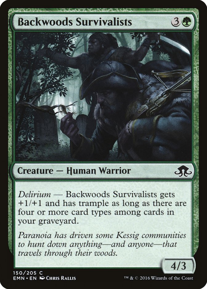 Backwoods Survivalists [Eldritch Moon] | Black Swamp Games