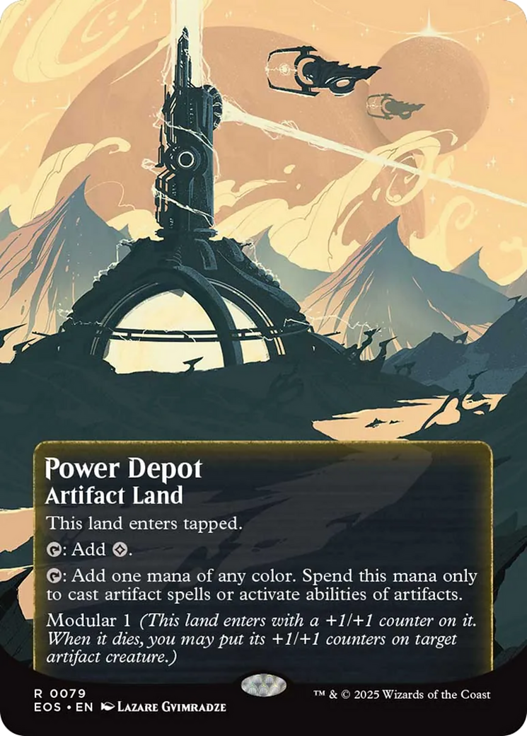 Power Depot (0079) (Borderless) [Edge of Eternities: Stellar Sights] | Black Swamp Games