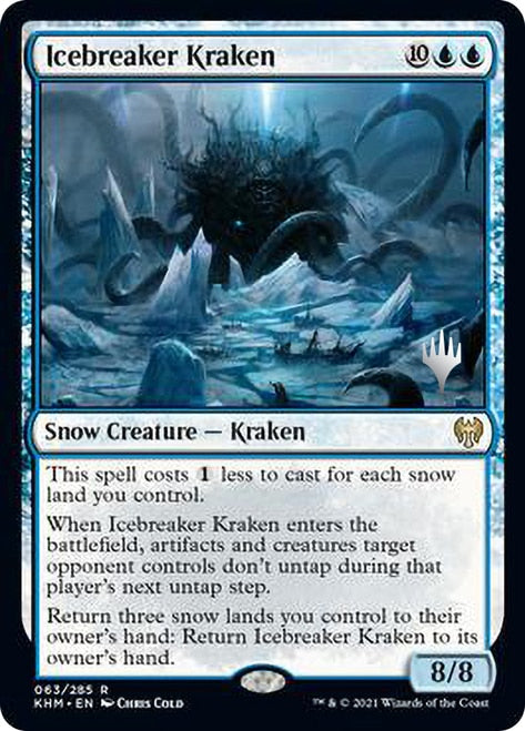 Icebreaker Kraken (Promo Pack) [Kaldheim Promos] | Black Swamp Games