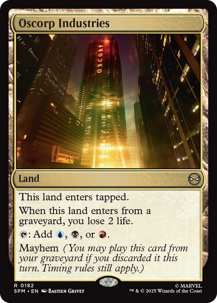 Oscorp Industries [Marvel's Spider-Man] | Black Swamp Games