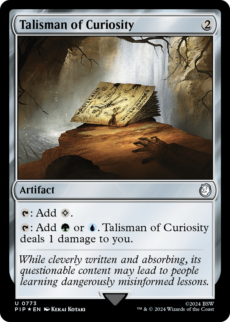 Talisman of Curiosity (Surge Foil) [Fallout] | Black Swamp Games