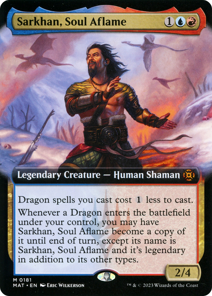 Sarkhan, Soul Aflame (Extended Art) [March of the Machine: The Aftermath] | Black Swamp Games
