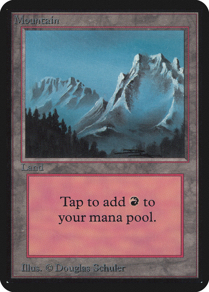 Mountain (293) [Alpha Edition] | Black Swamp Games