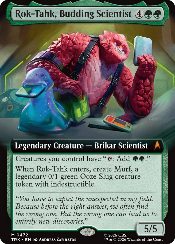 Rok-Tahk, Budding Scientist (Extended Art) [Star Trek] | Black Swamp Games