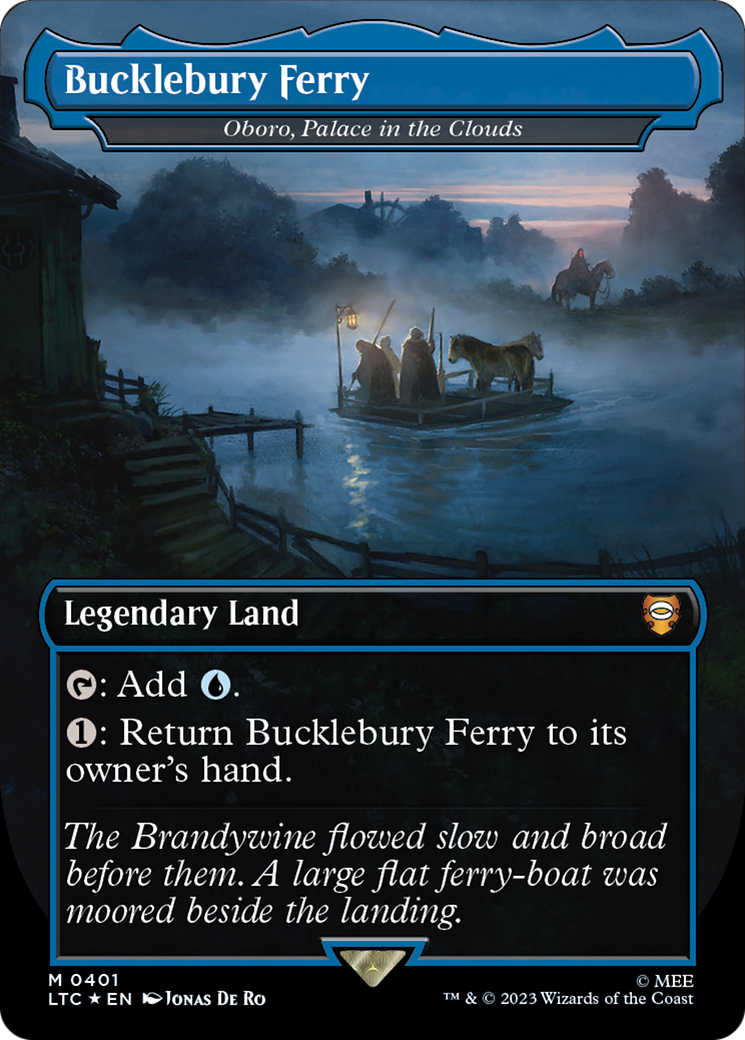 Bucklebury Ferry - Oboro, Palace in the Clouds (Surge Foil Realms and Relics) [The Lord of the Rings: Tales of Middle-Earth Commander] | Black Swamp Games