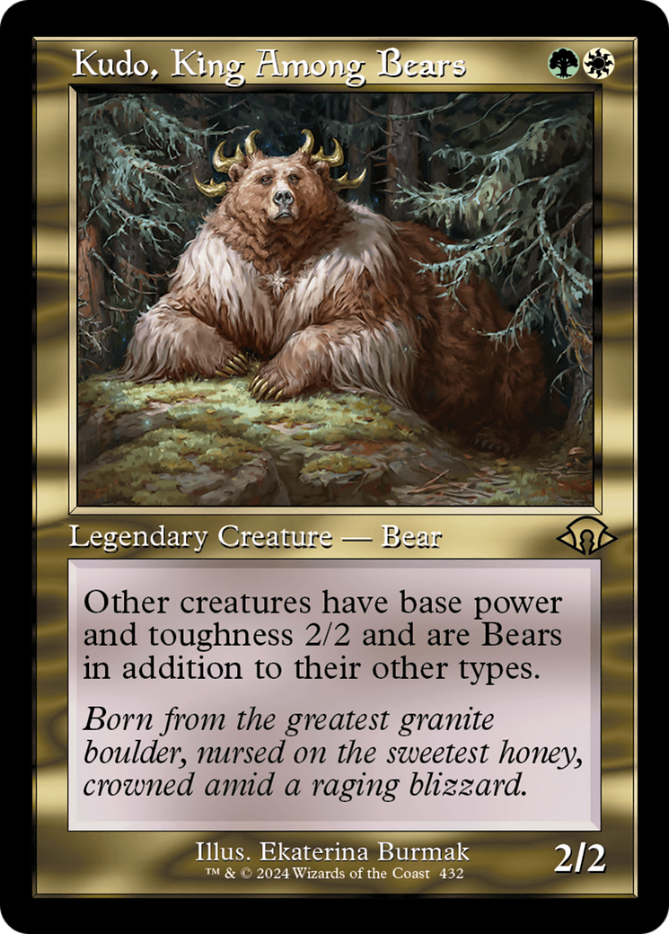 Kudo, King Among Bears (Retro) [Modern Horizons 3] | Black Swamp Games