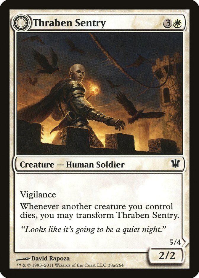 Thraben Sentry // Thraben Militia [Innistrad] | Black Swamp Games