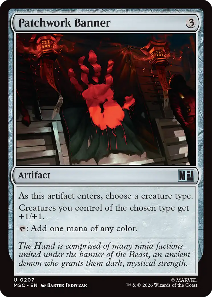 Patchwork Banner (Surge Foil) [Marvel Super Heroes Commander] | Black Swamp Games