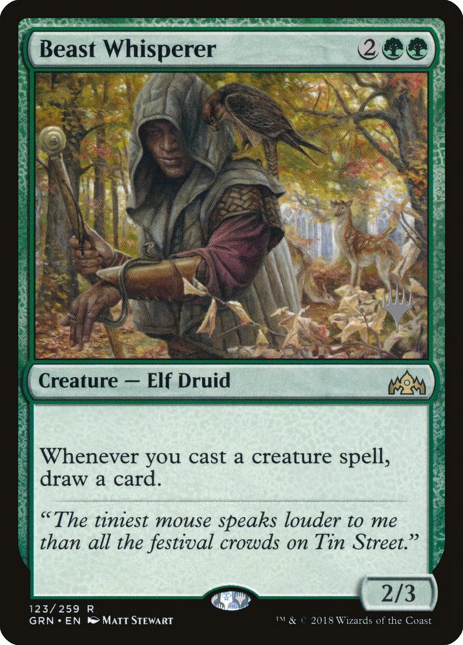 Beast Whisperer (Promo Pack) [Guilds of Ravnica Promos] | Black Swamp Games