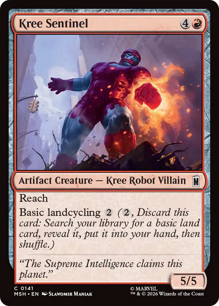 Kree Sentinel [Marvel Super Heroes] | Black Swamp Games