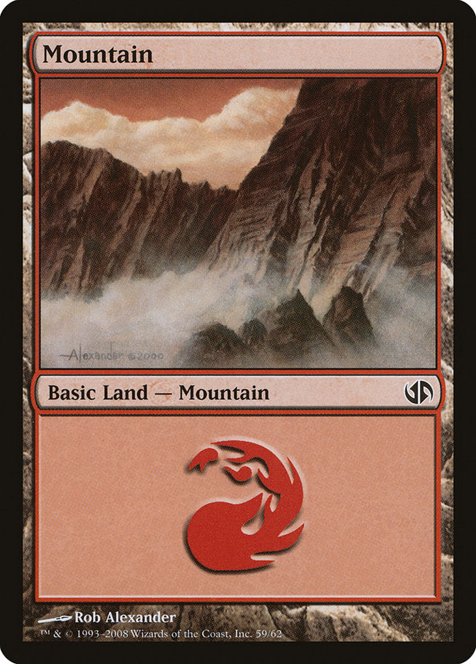 Mountain (59) [Duel Decks: Jace vs. Chandra] | Black Swamp Games