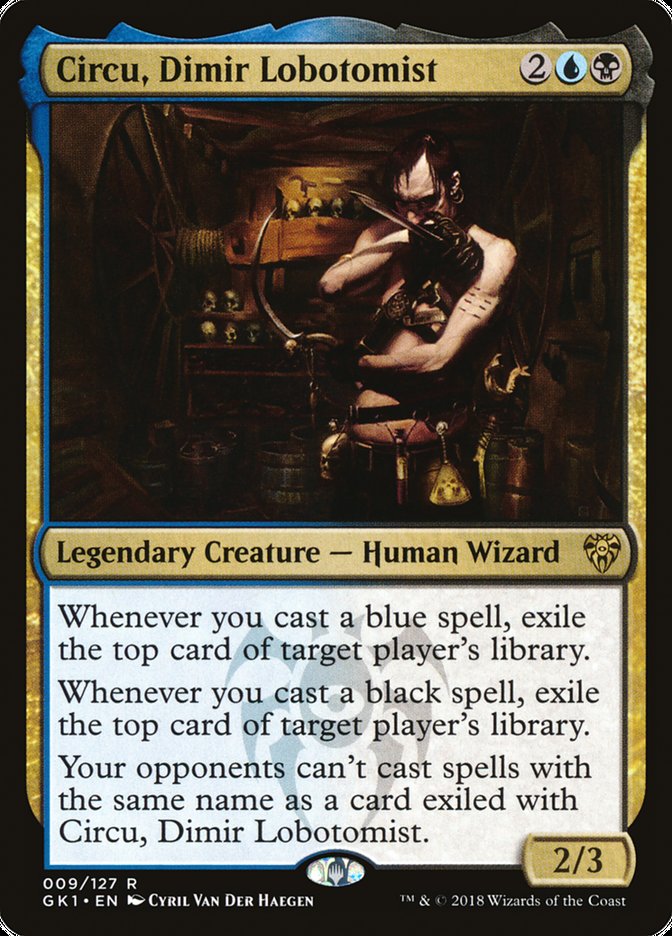 Circu, Dimir Lobotomist [Guilds of Ravnica Guild Kit] | Black Swamp Games