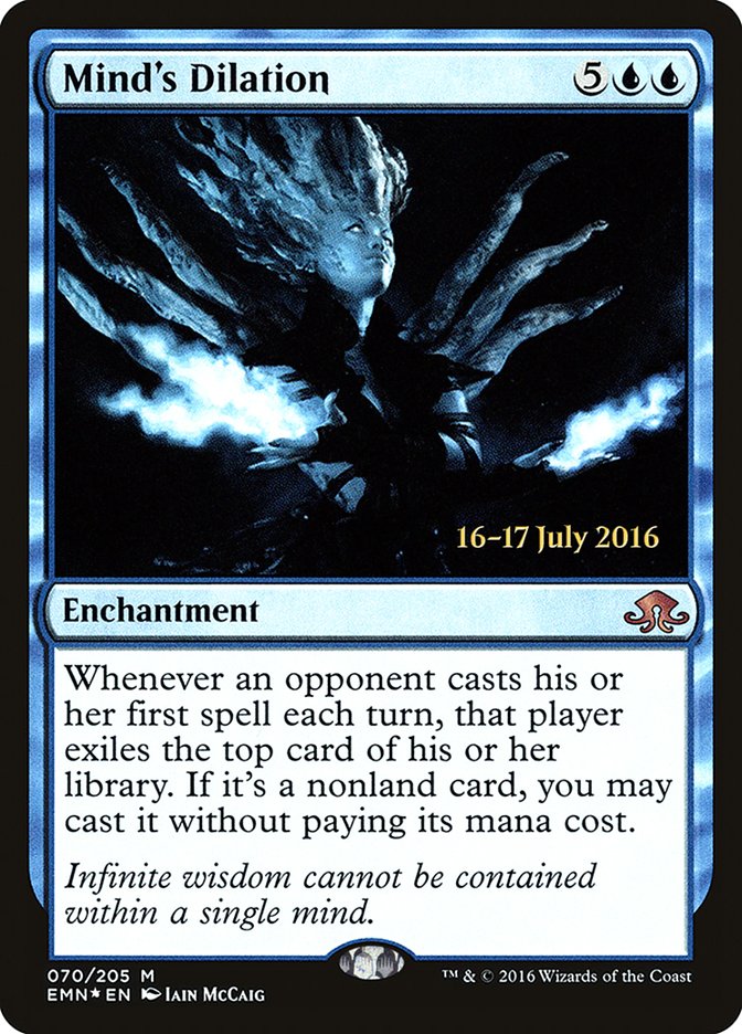 Mind's Dilation [Eldritch Moon Prerelease Promos] | Black Swamp Games