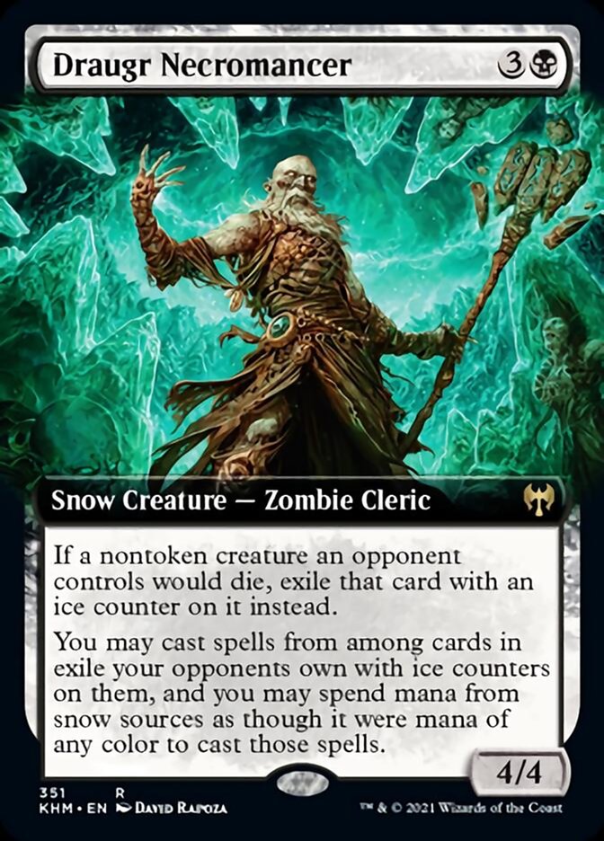 Draugr Necromancer (Extended Art) [Kaldheim] | Black Swamp Games