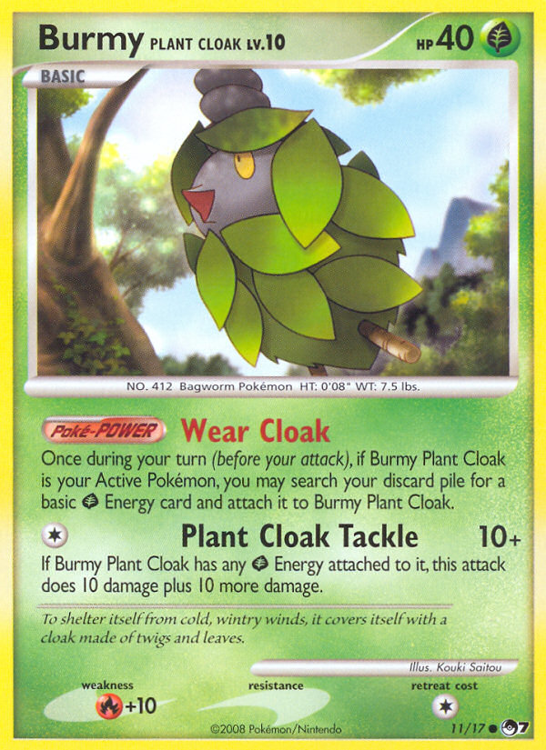 Burmy Plant Cloak (11/17) [POP Series 7] | Black Swamp Games