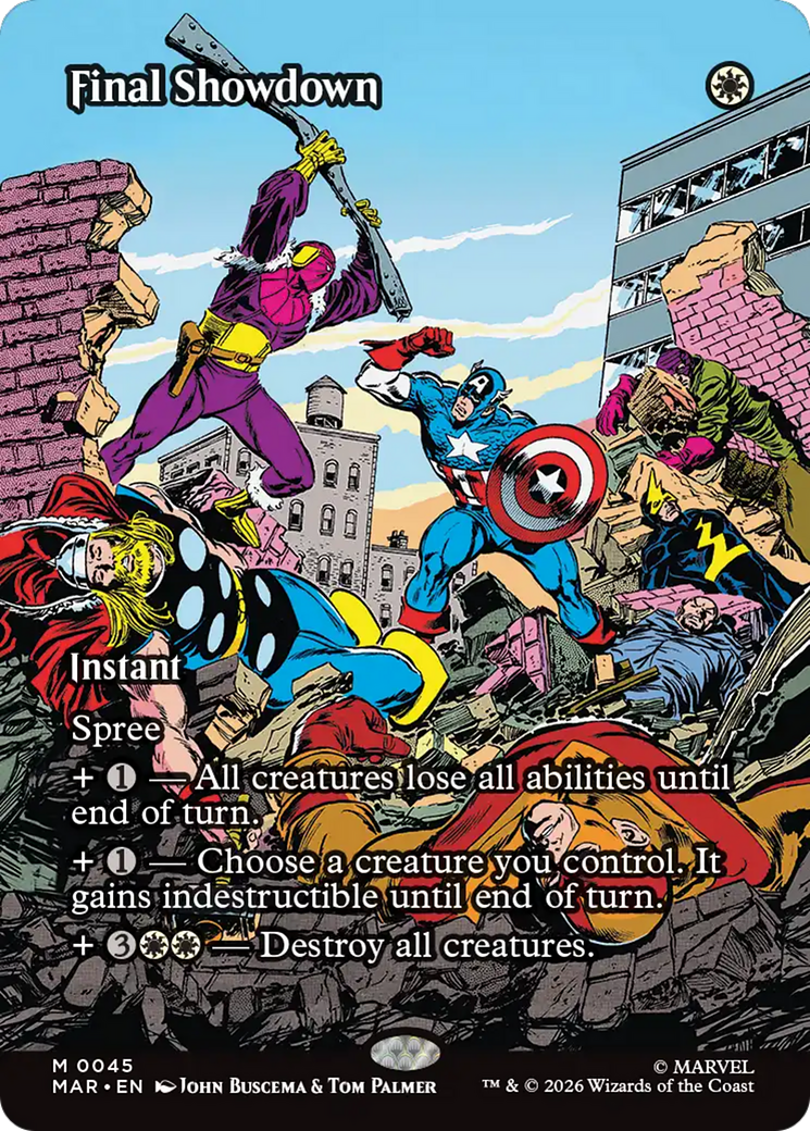 Final Showdown (Borderless) [Marvel Universe: Eternal-Legal] | Black Swamp Games