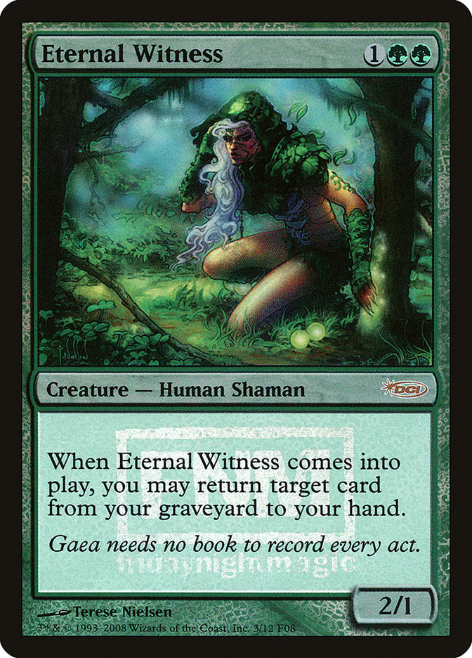 Eternal Witness [Friday Night Magic 2008] | Black Swamp Games