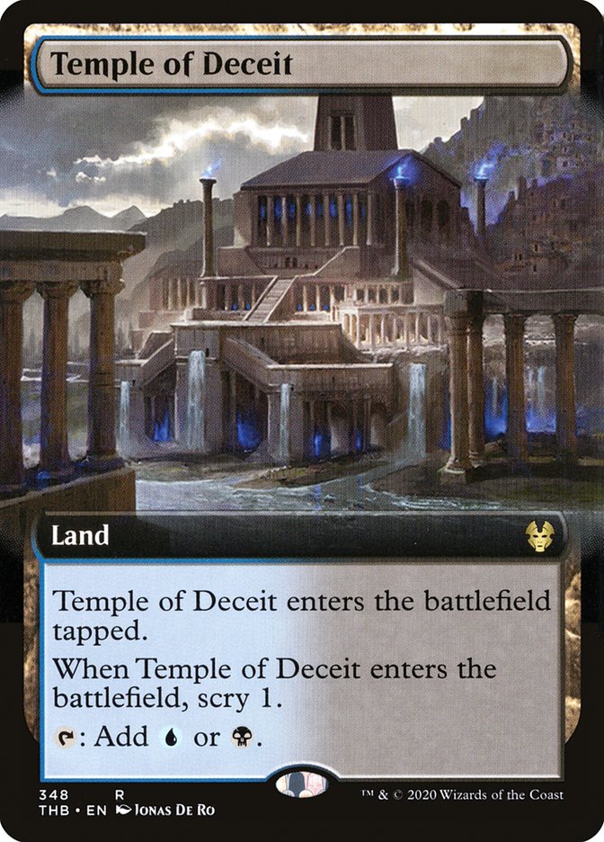 Temple of Deceit (Extended Art) [Theros Beyond Death] | Black Swamp Games
