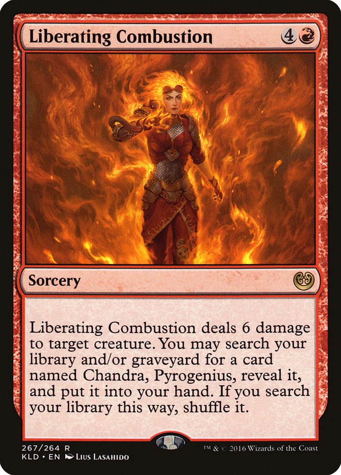 Liberating Combustion [Kaladesh] | Black Swamp Games