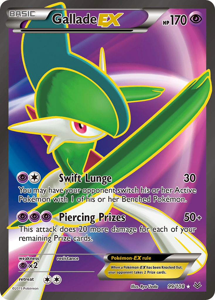 Gallade EX (99/108) [XY: Roaring Skies] | Black Swamp Games