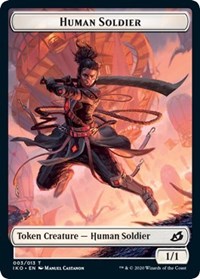 Human Soldier (003) // Zombie Double-Sided Token [Commander 2020 Tokens] | Black Swamp Games