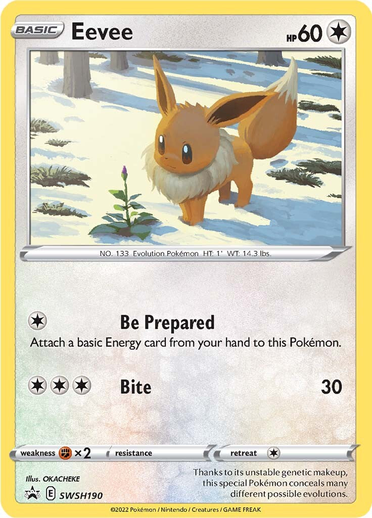 Eevee (SWSH190) [Sword & Shield: Black Star Promos] | Black Swamp Games