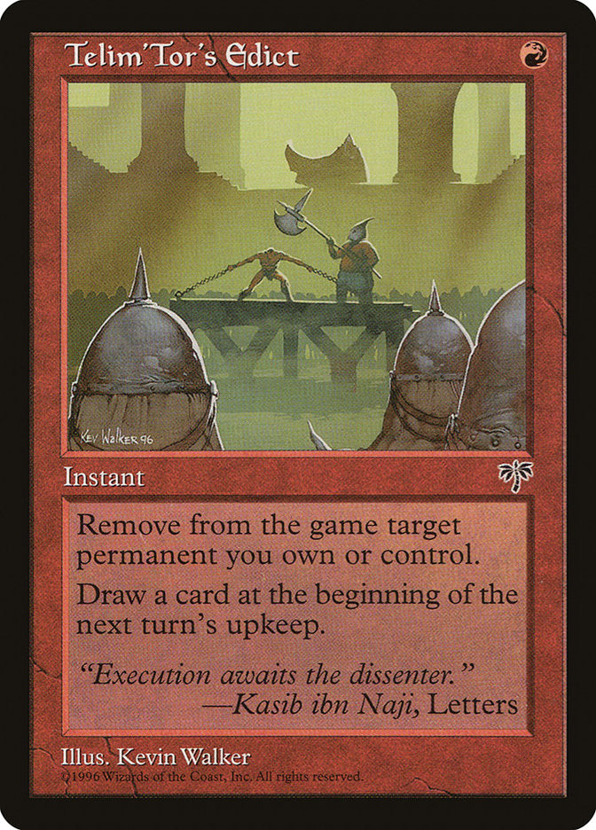 Telim'Tor's Edict [Mirage] | Black Swamp Games