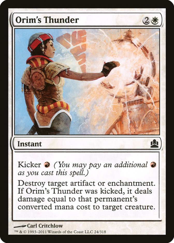 Orim's Thunder [Commander 2011] | Black Swamp Games