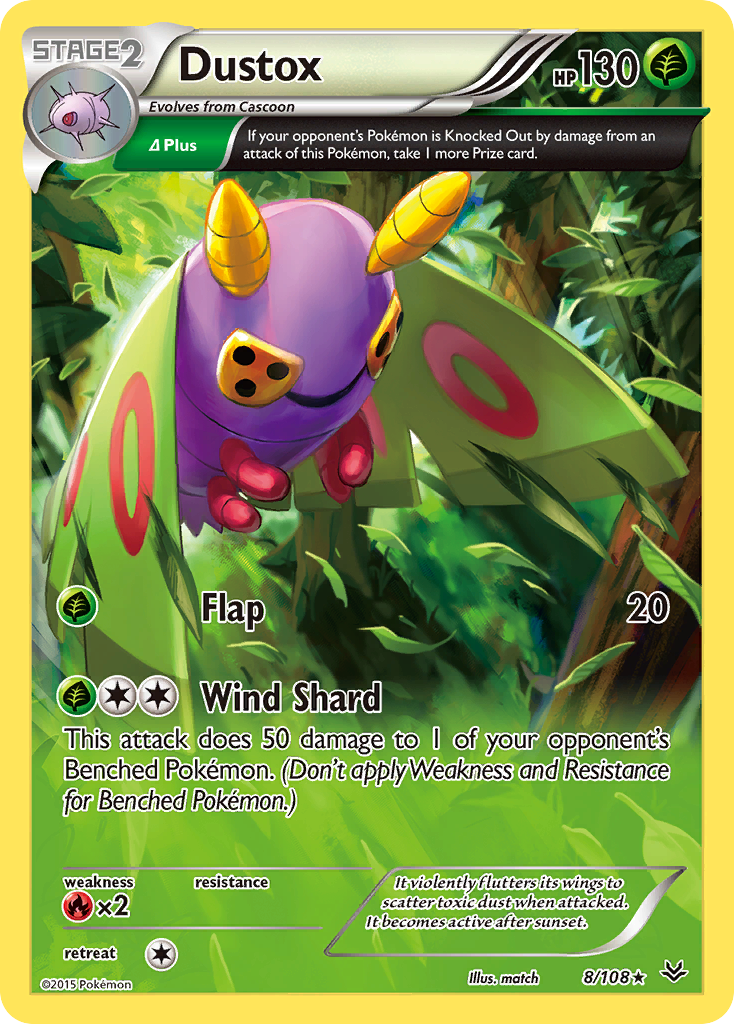 Dustox (8/108) [XY: Roaring Skies] | Black Swamp Games