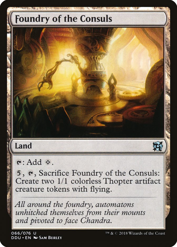 Foundry of the Consuls [Duel Decks: Elves vs. Inventors] | Black Swamp Games