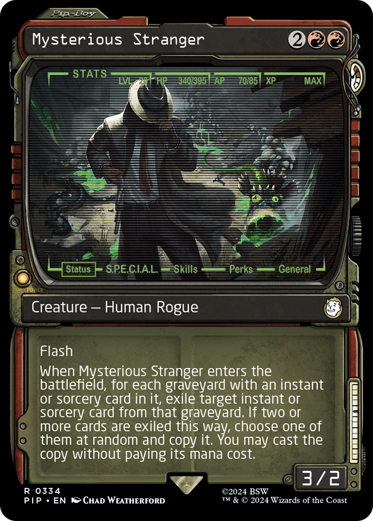 Mysterious Stranger (Showcase) [Fallout] | Black Swamp Games