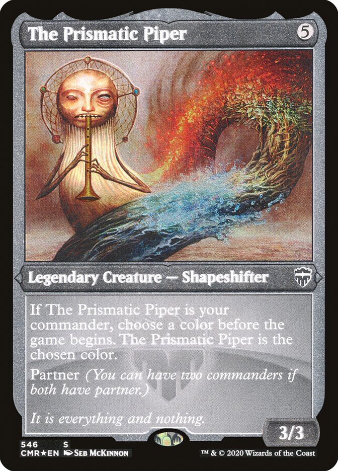 The Prismatic Piper (Etched) [Commander Legends] | Black Swamp Games