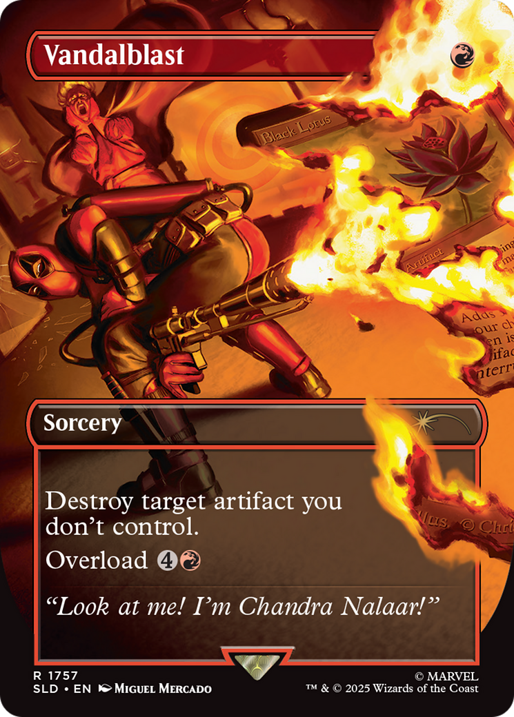 Vandalblast (1757) (Rainbow Foil) [Secret Lair Drop Series] | Black Swamp Games