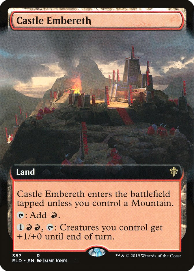Castle Embereth (Extended Art) [Throne of Eldraine] | Black Swamp Games