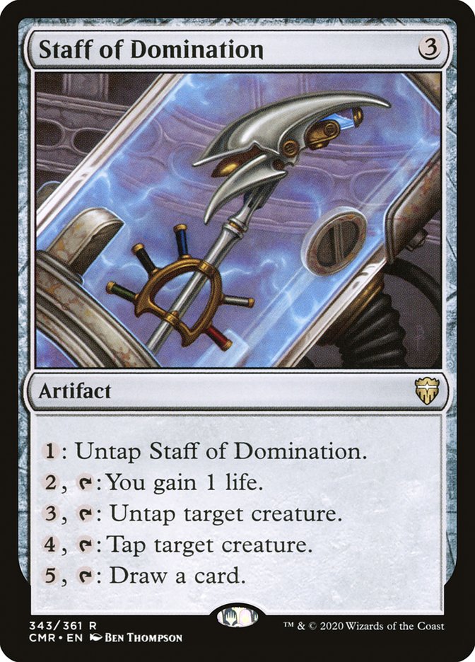 Staff of Domination [Commander Legends] | Black Swamp Games