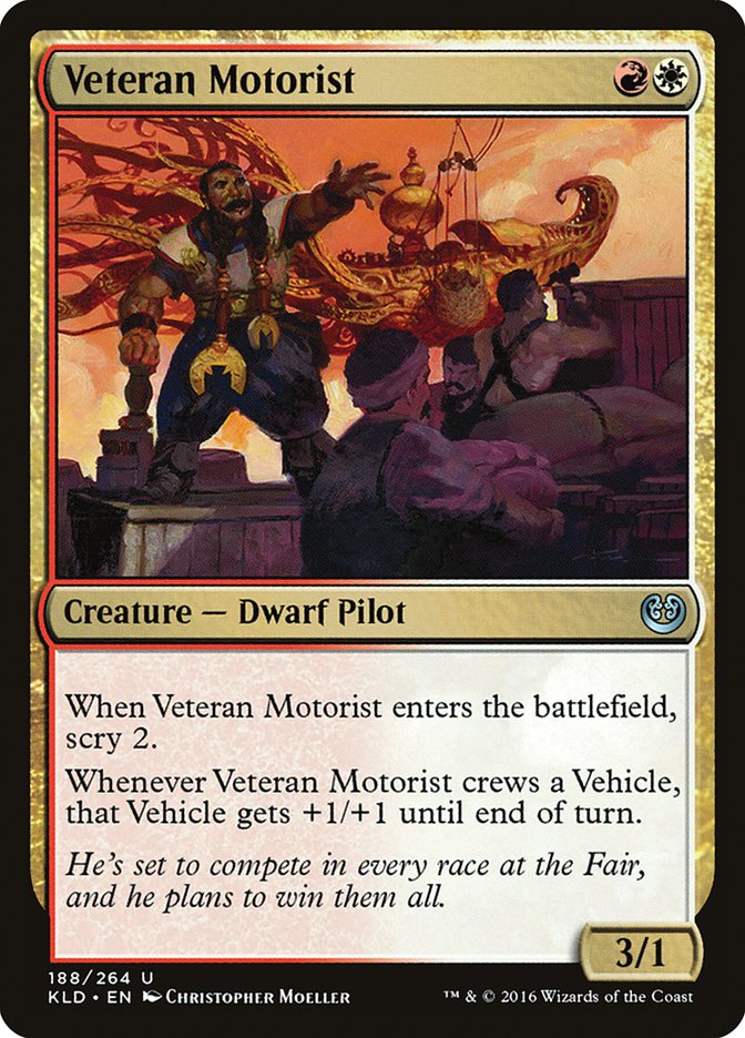 Veteran Motorist [Kaladesh] | Black Swamp Games