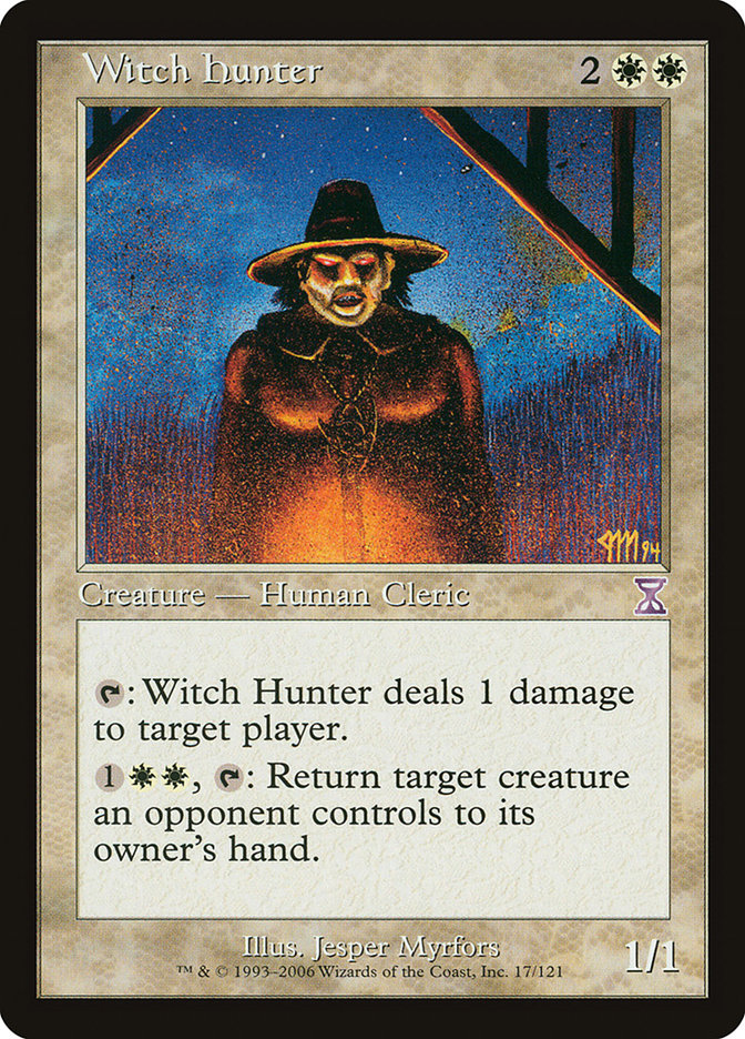 Witch Hunter [Time Spiral Timeshifted] | Black Swamp Games